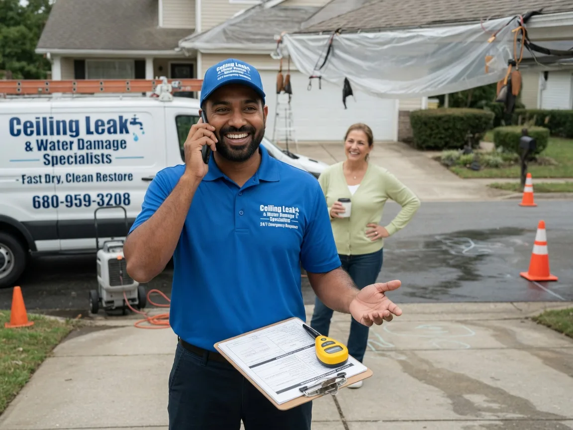 Ceiling Leak Cleanup Anadarko, OK FAQs